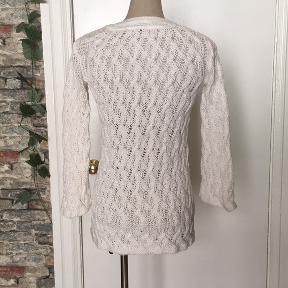 Tommy Bahama Women’s White Knitted Top Sz XS - Picture 4 of 12